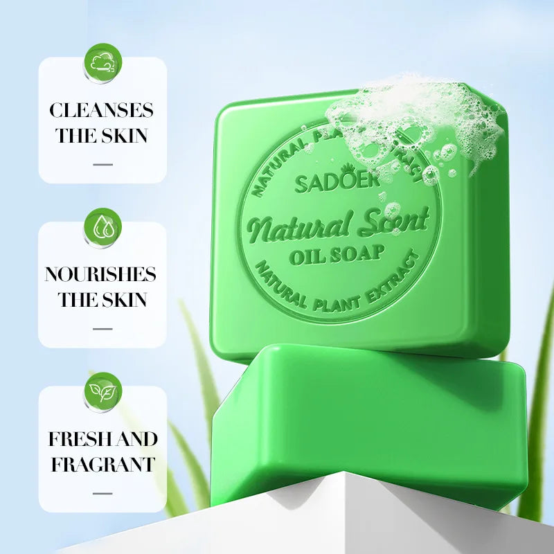 Aloe Vera Essential Oil Soap – Natural Handmade Cleansing & Moisturising Bar 100g
