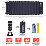 Ultralight Self-Inflating Camping Mattress with Built-In Foot Pump – 10cm Thick TPU Nylon Sleeping Pad for Hiking, Travel & Fishing thumbnail 2