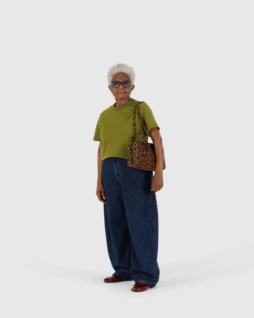 Large Capacity Square Shoulder Bag – Casual Canvas Bowler Handbag for Everyday Use