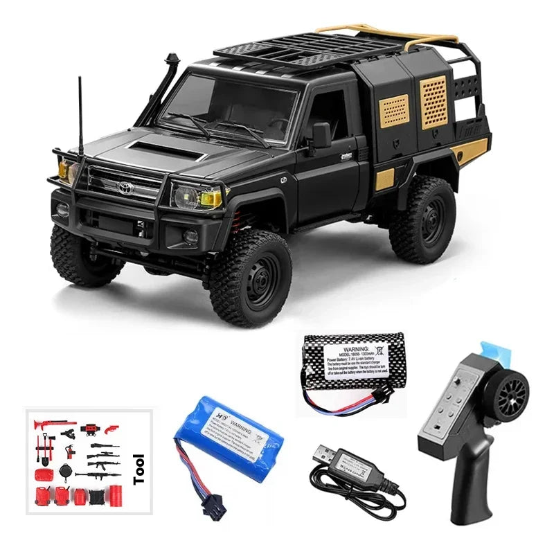 MN MODEL 1:12 RC Toyota Land Cruiser LC79 Rock Crawler MN82S Off-Road Pickup Truck
