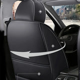 Full Leather Car Seat Cushion – All Season Universal Driver & Passenger Seat Cover Pad | 1pc or 2pcs thumbnail 6