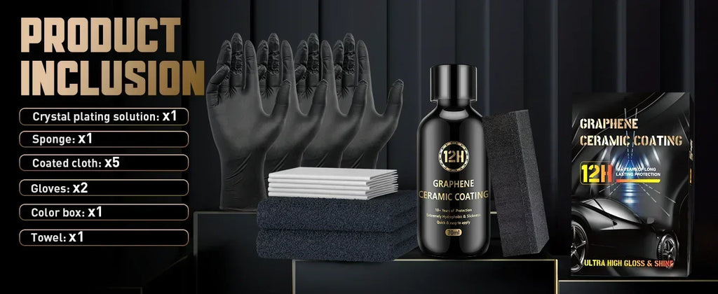 Graphene Ceramic Coating 20H/12H with Self-Healing & UV Track Technology – 10+ Year Car Paint Protection