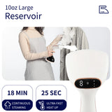 1800W Handheld Garment Steamer with Touch Screen Control and 320ml Water Tank thumbnail 2