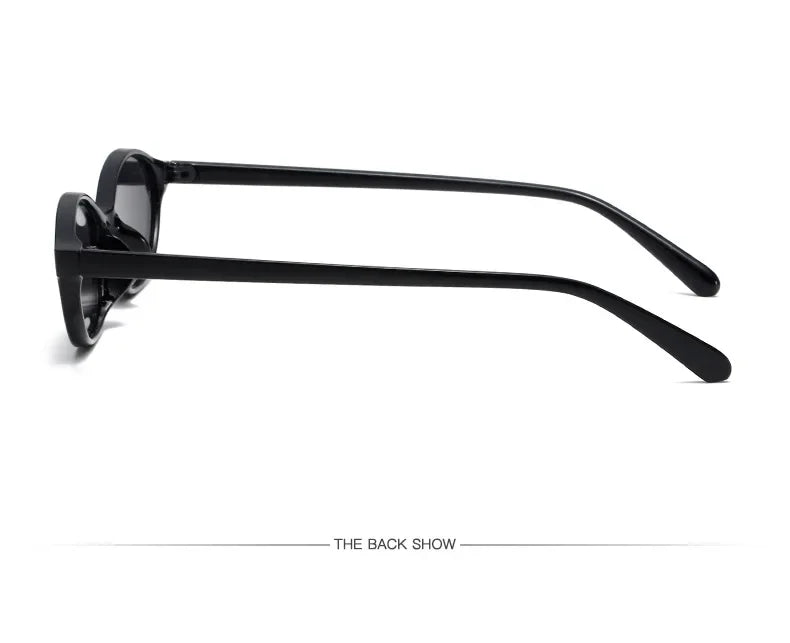 Retro Oval Cat Eye UV400 Sunglasses for Women – Trendy Small Frame Punk Sun Protection Shades