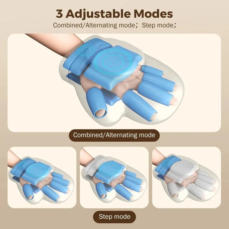 VIMYSHOW Electric Hand Massager Glove with Airbag Compression and Vibration – Finger, Palm and Wrist Relaxation Machine Rechargeable