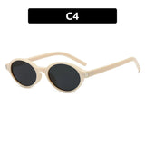 Oval Rice Nail Retro Fashion Sunglasses – Customizable Myopia Lenses 0~-6.0 thumbnail 29
