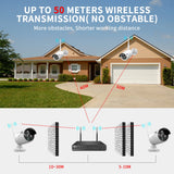 Hiseeu 3/5MP WiFi CCTV Camera Security System 10CH NVR Wireless Surveillance with IR Night Vision thumbnail 6