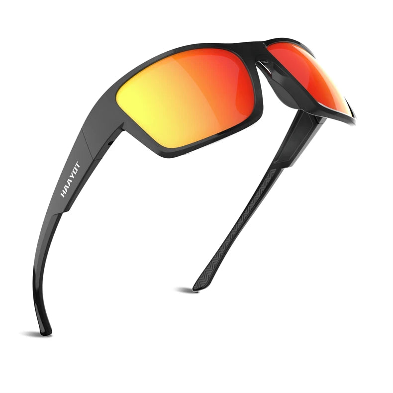 SUUKAA Outdoor Polarized Sports Sunglasses for Men and Women UV400 TR90 Frame Driving Fishing Cycling Glasses