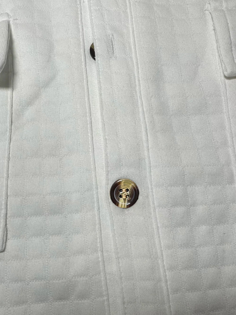 Men’s Spring Business Casual Single-Button Multi-Pocket Jacket