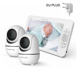 SM70V2 7" 1080P HD Split Screen Video Baby Monitor with Two Cameras – Hack Proof, Remote Zoom/Pan/Tilt, 4000mAh Battery thumbnail 21