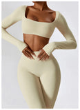Seamless 2-Piece Women’s Yoga Set – Fitness Leggings & Sports Bra Workout Suit thumbnail 8
