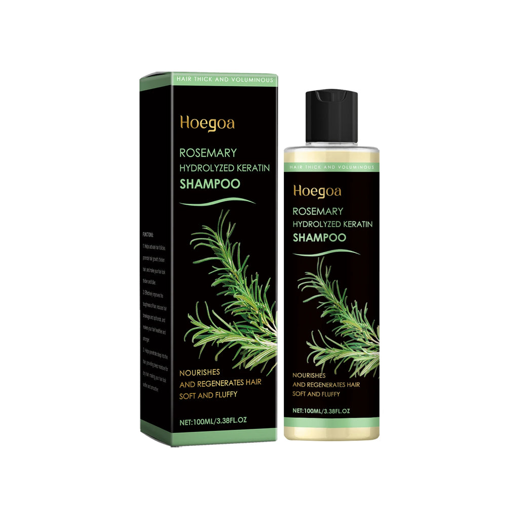 Rosemary Shampoo for Hair Growth, Anti-Dandruff, Soothing Scalp, Repair Split Ends, Nourishing Plant Extracts – 100ml