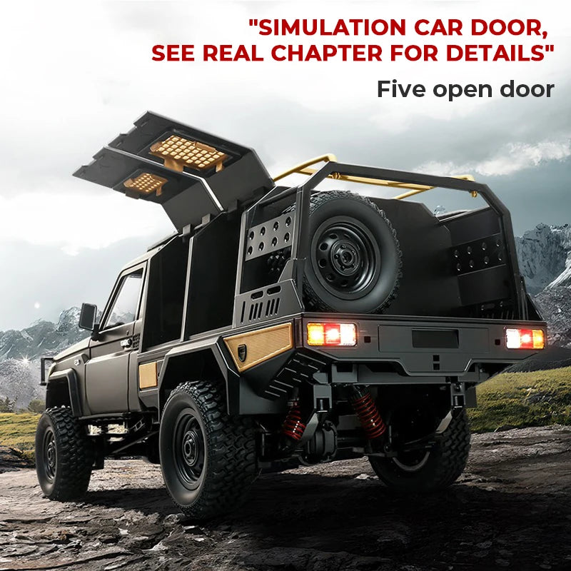 ZWN MN82 / MN82S LC79 1:12 Scale 4WD RC Pickup Truck – Full Scale Off-Road Climbing Remote Control Car