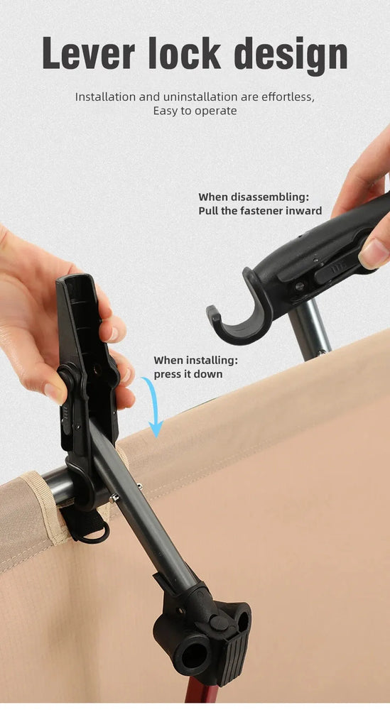 PACOONE Folding Camping Cot – Portable Outdoor Bed for Adults & Kids