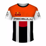 Red Bull Motorcycle Logo Print T-Shirt – Men’s Off-Road Racing Short Sleeve Tee thumbnail 8