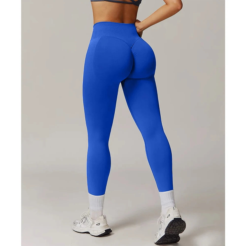 TKITK Women's High Waist Yoga Leggings Seamless Butt Lifting Gym Pants