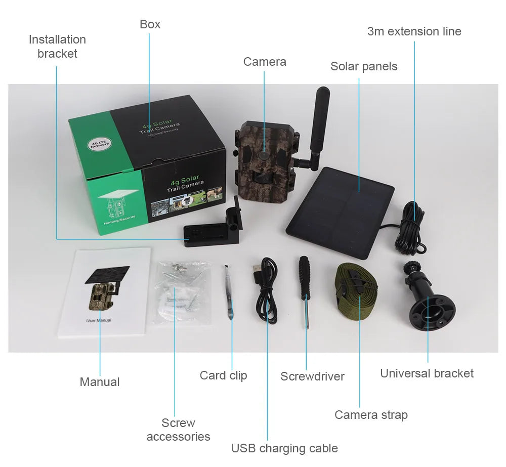 LS VISION 4G Solar Wireless Security Camera 2K HD PTZ Outdoor CCTV with Night Vision & Human Detection