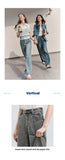 Semir Women’s 2025 Winter Wide-Leg Fleece-Lined Jeans – Full-Length Hong Kong Style Trousers thumbnail 8