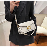 Women’s High-End Pure Color Square Shoulder Bag – Multi-Layer Minimalist Commuter Handbag thumbnail 13