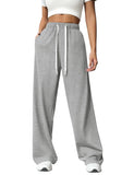 Autumn & Winter Women’s Elastic Waist Wide Leg Casual Pants thumbnail 47