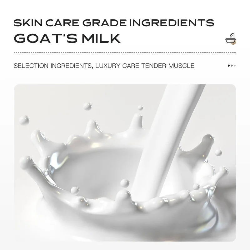 Goat Milk Body Wash Original 250ml – Moisturizing pH Balancing Shower Gel for Smooth Sensitive Skin