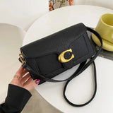 Fashionable Underarm Shoulder Bag with Dual Straps and Diagonal Small Square Design – PU Leather Satchel thumbnail 7