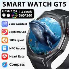 Huawei GT5 Pro Smart Watch for Men — 2025 Edition