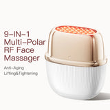 ANLAN Multi-Polar RF Beauty Device 9-in-1 EMS Facial Lifting & Skin Tightening Massager with 24K Gold Head and LED Light Therapy thumbnail 1