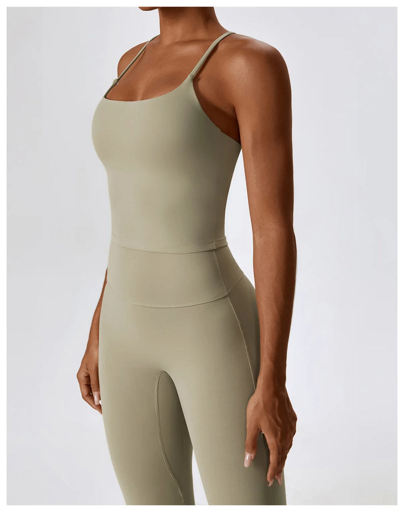 Seamless 2-Piece Women’s Yoga Set – Fitness Leggings & Sports Bra Workout Suit
