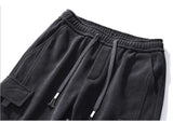 Men’s Casual Elastic Waist Jogger Pants – Spring & Autumn Stretch Straight Fit with Drawstring and Pockets thumbnail 9