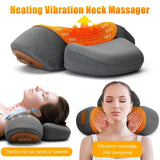 Electric Neck Massager Pillow Cervical Stretcher with Heat & Vibration – Orthopedic Neck and Back Support thumbnail 1