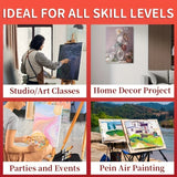 24 Pack 7x9 Inch Blank Painting Canvas Panels by Marie’s – Art Boards for Acrylic, Gouache & Oil Painting thumbnail 10