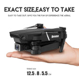 E88 Pro Drone 4K Dual Camera Foldable RC Quadcopter with WiFi FPV & Trajectory Flight thumbnail 5