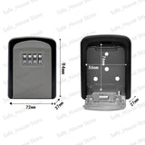 Wall Mount Key Lock Box 4-Digit Combination Security Safe for Home & Office thumbnail 14