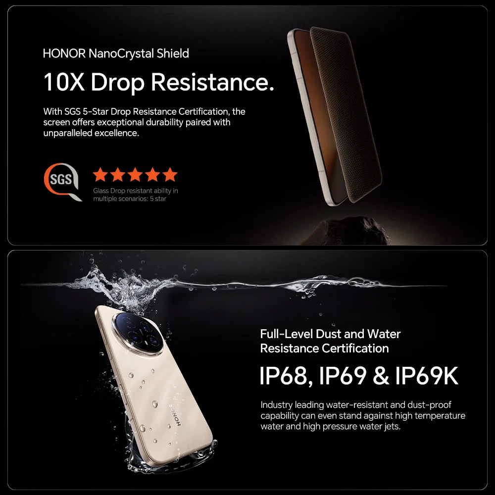 Global Version HONOR Magic8 Pro 6.71'' 120Hz OLED, Snapdragon 8 Elite Gen 5, 7100mAh Battery, 100W SuperCharge Smartphone