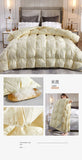 Five-Star Hotel Style Goose Down Duvet – Warm Winter Quilt for Single & Double Beds – Soft Quilted Polyester Comforter 150x200cm to 200x230cm thumbnail 30
