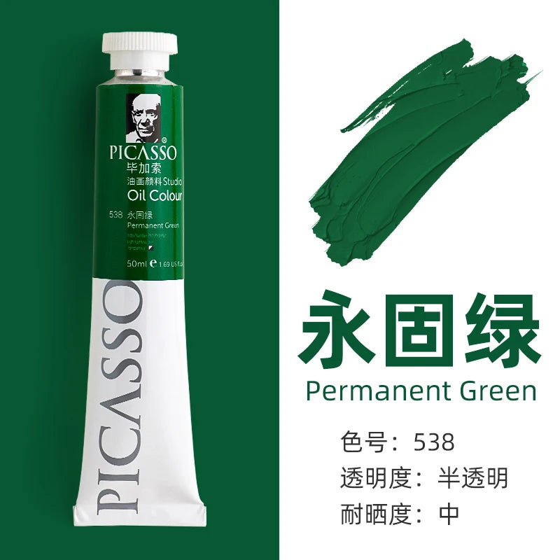 170ml Phoenix Large Tube Oil Paint – Non-Toxic, High Tint Strength, Mixable Artist Paint for Canvas & DIY Art