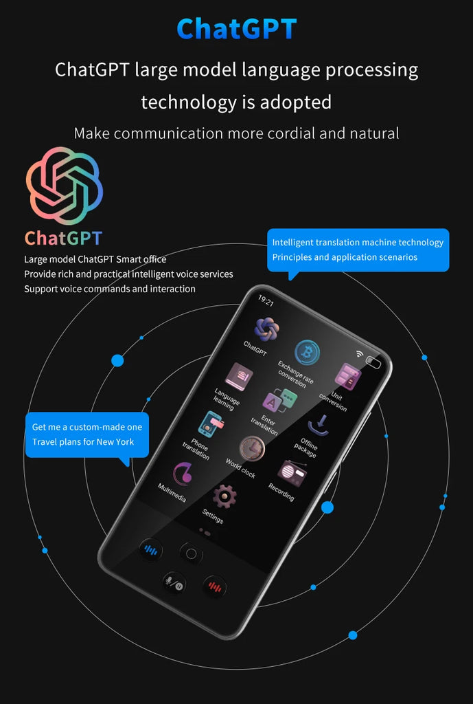 S85 Pro Smart Language Translator Device – 4” Touch Screen, 138 Languages, Offline Translation, Camera & Voice Recorder