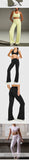 Women’s Flared Yoga Leggings – High-Waist Seamless Wide-Leg Fitness Pants thumbnail 10