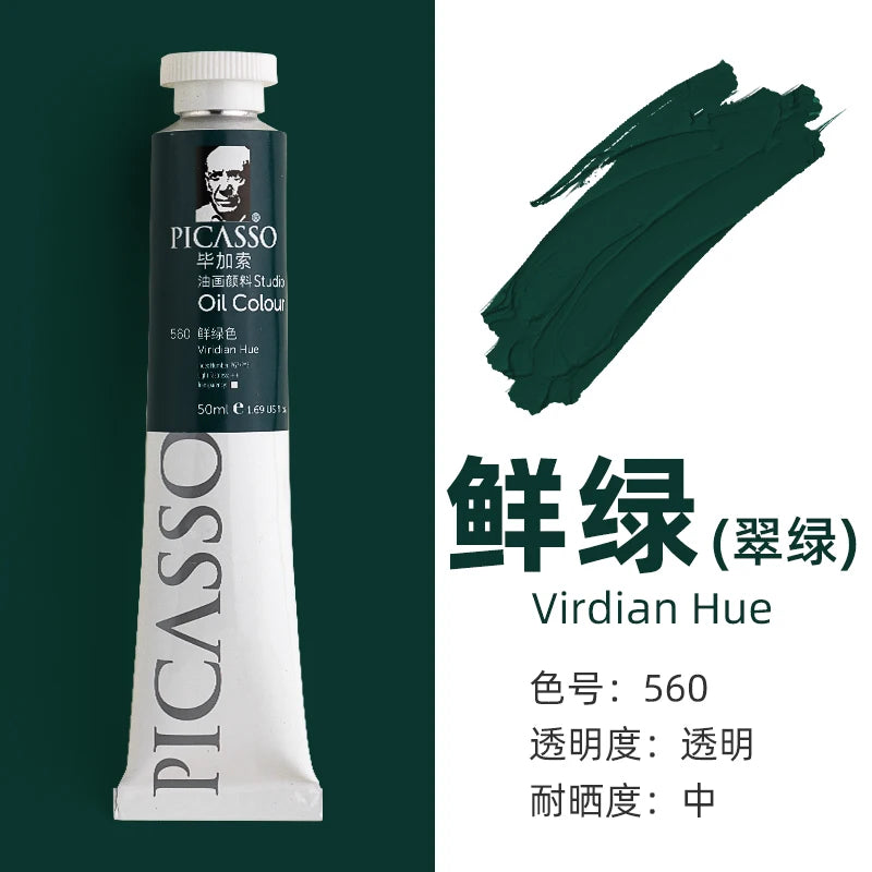 170ml Phoenix Large Tube Oil Paint – Non-Toxic, High Tint Strength, Mixable Artist Paint for Canvas & DIY Art