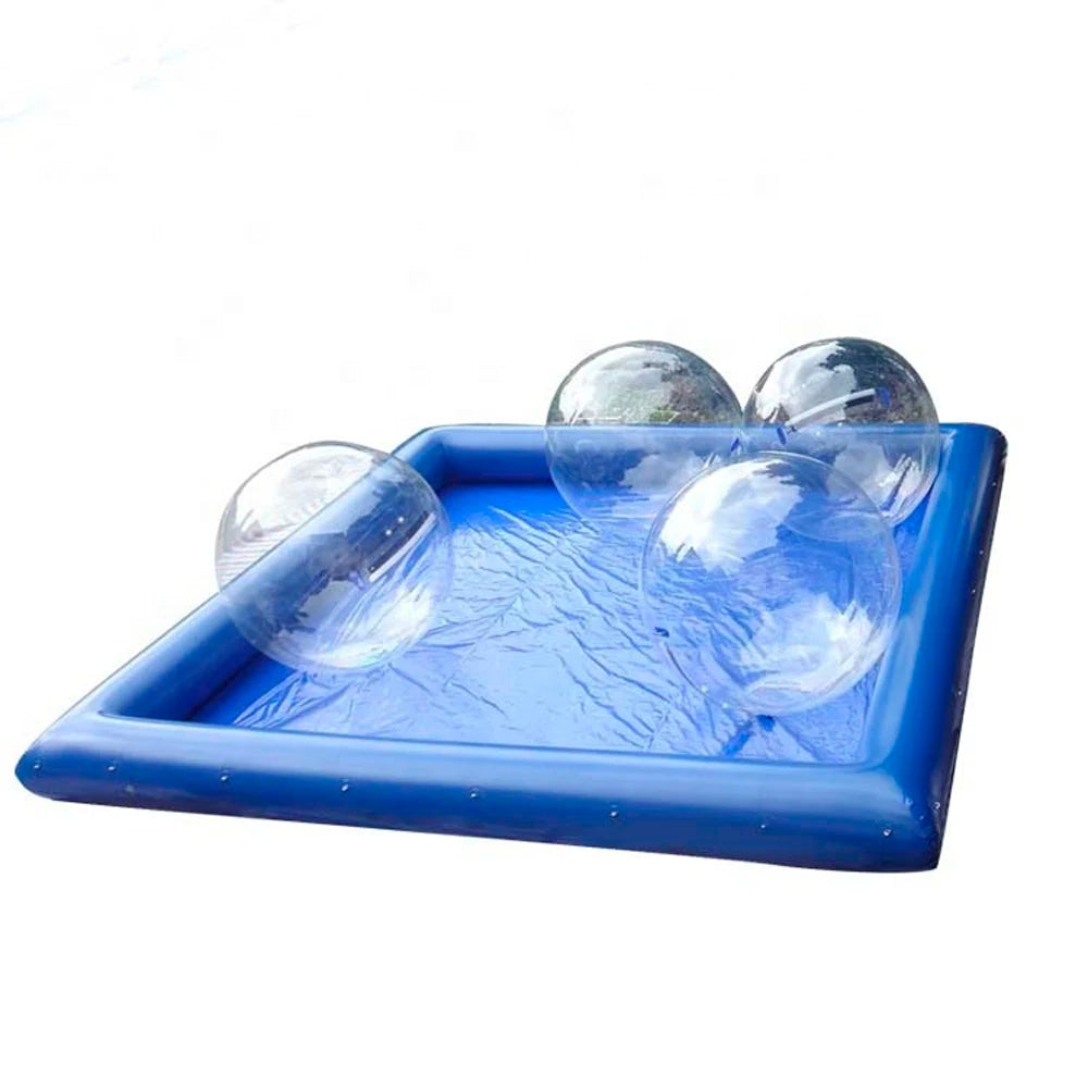 Square Inflatable Swimming Pool & Water Zorb Ball Pool – Heavy Duty PVC Outdoor Fun