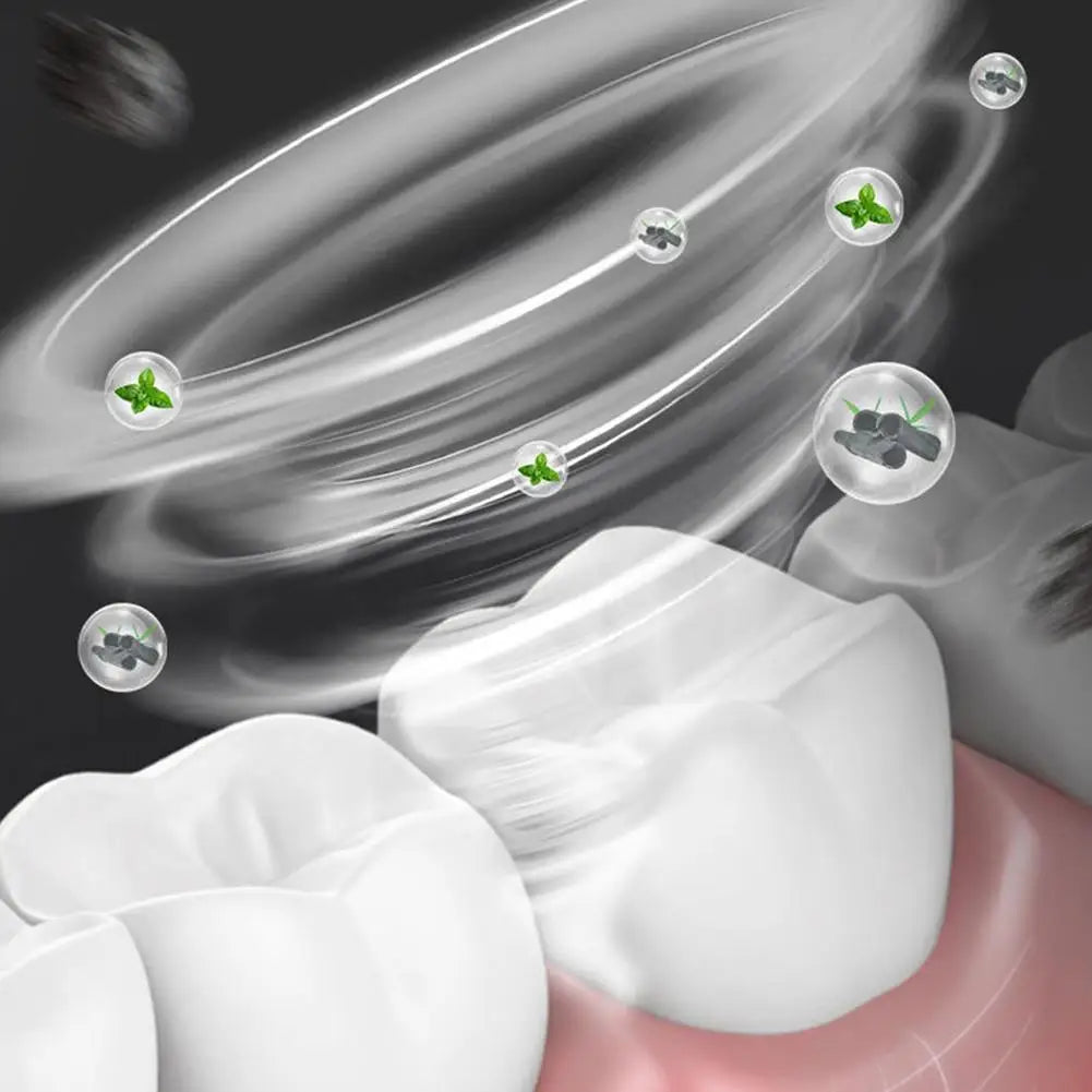 Bamboo Charcoal Toothpaste – Whitening, Activated Carbon for Yellow Teeth Removal & Fresh Oral Care