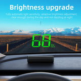 HD Car Head Up Display M2 GPS Speedometer KM/H Digital Windshield HUD Projector Universal Auto Accessory thumbnail 1