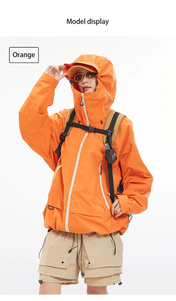 Unisex Waterproof Hiking Jacket – Premium Windproof Outdoor Sports Coat