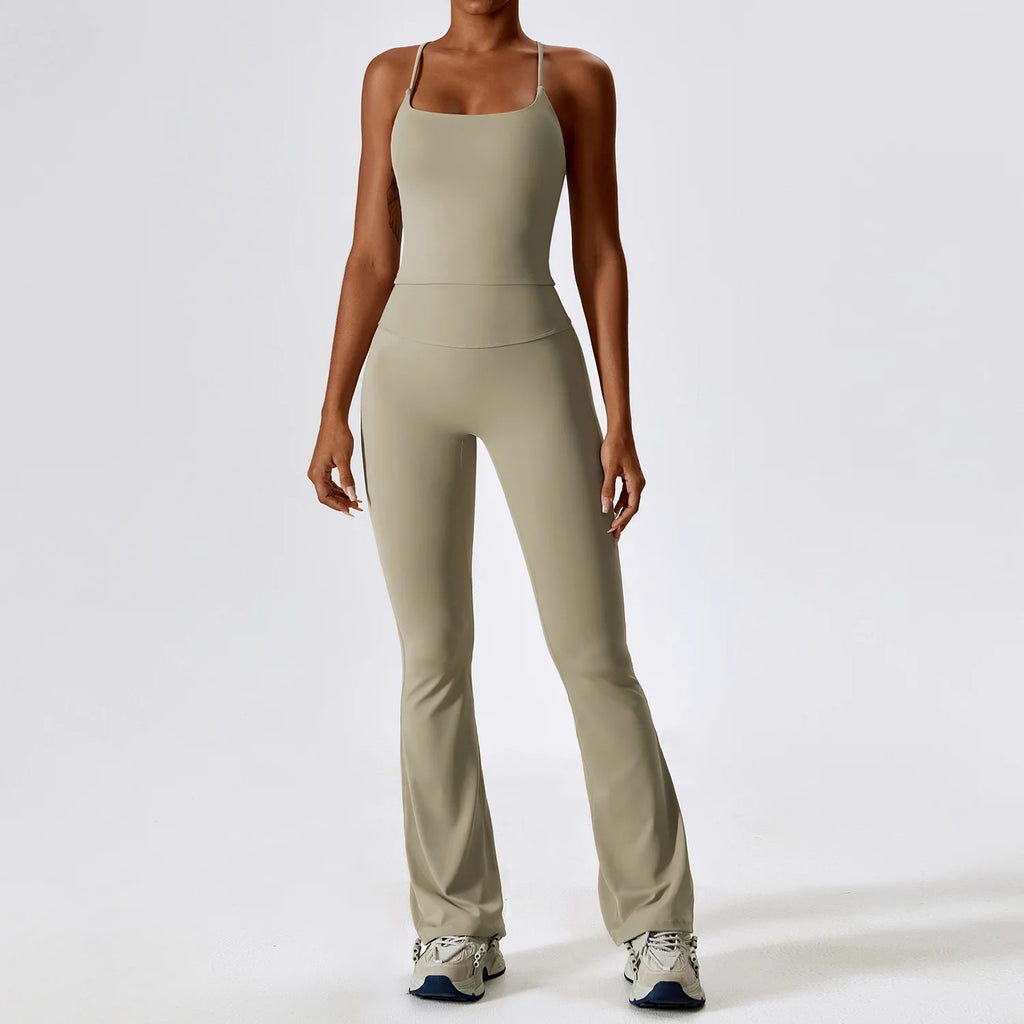 Seamless 2-Piece Women’s Yoga Set – Fitness Leggings & Sports Bra Workout Suit