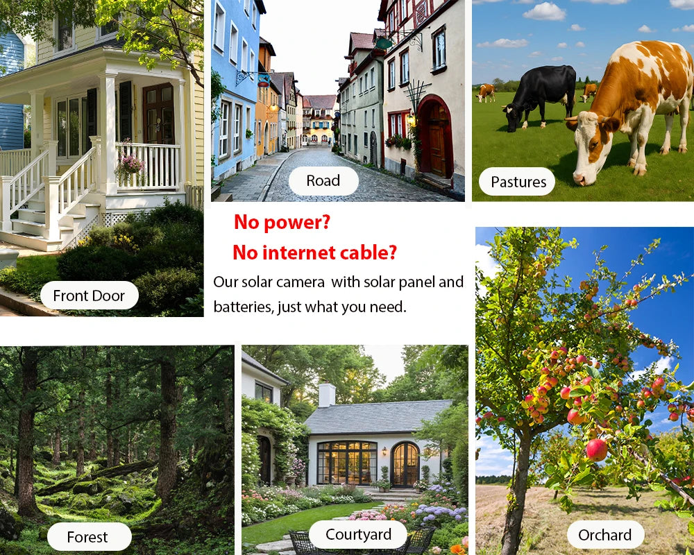 LS VISION 12MP 6K Solar Camera 15X Zoom 4G/WiFi Triple Lens Night Vision PTZ Trail Camera