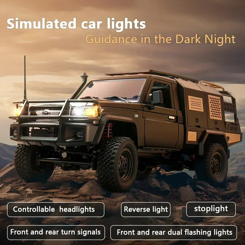 MN MODEL 1:12 RC Toyota Land Cruiser LC79 Rock Crawler MN82S Off-Road Pickup Truck