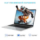 LENO 15.6" Laptop 32GB RAM 2TB SSD Intel 6500Y Windows 11 Notebook with Backlit Fingerprint & 5000mAh Battery thumbnail 7
