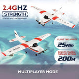 WLtoys F949 LCD RC Airplane Cessna 182 3D/6G 3CH Fixed Wing with Gyroscope Night Flight Ready thumbnail 2