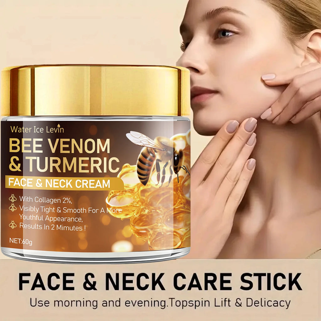 Bee Venom Instant Facial Lifting Cream 60g – Firming, Smoothing and Hydrating Face Cream with Hyaluronic Acid